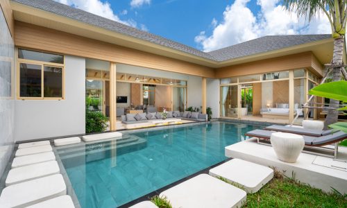 Home,Or,House,Exterior,Design,Showing,Tropical,Pool,Villa,With